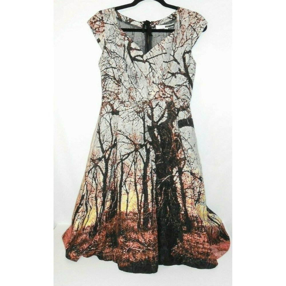 Tracy Reese Winter Wonderland Dress Sz 10 Aline